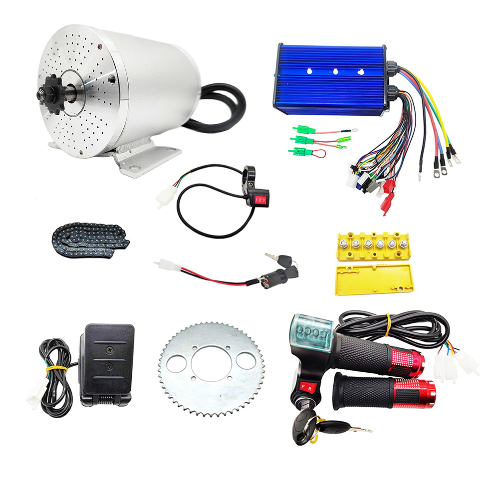 Mid Drive Motor Kit 72V 3000W - Kit moteur électrique sans balais DC,