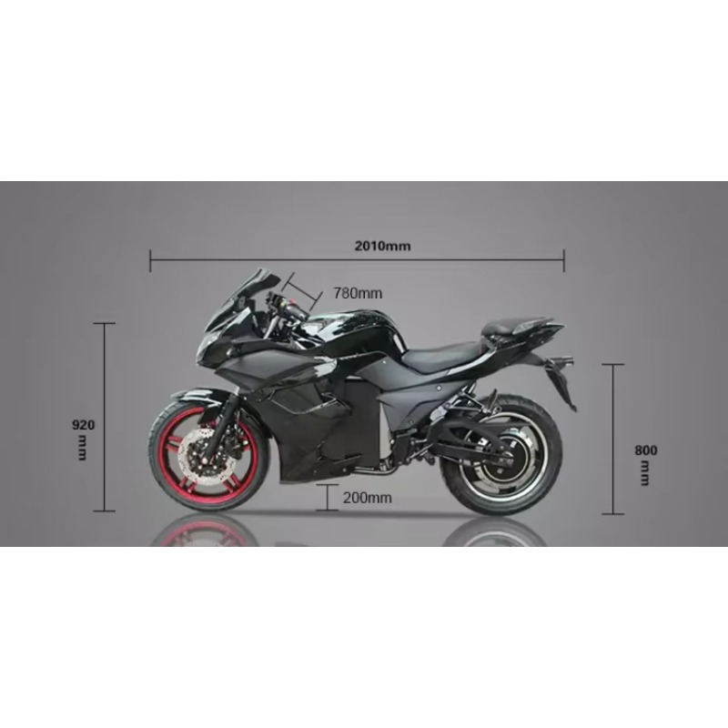 Nouvelle moto électrique de co - 72V 5000W Electric Motorcycle avis et prix