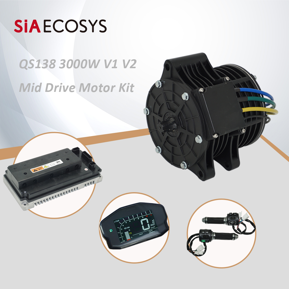 QSMOTOR QS138 3000W 72V 100KPH - Mid Drive Motor Kit 72V 3000W avis et prix